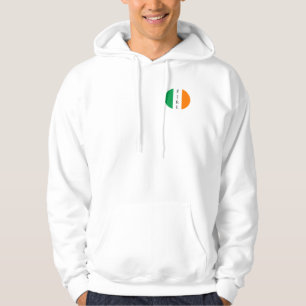 Moletom Irlanda Zip Hoodie - Bandeira Oval