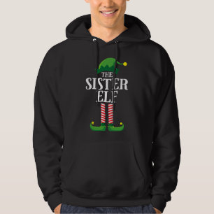 Moletom Irmã Elf Matching Family Christmas Girls Pajama