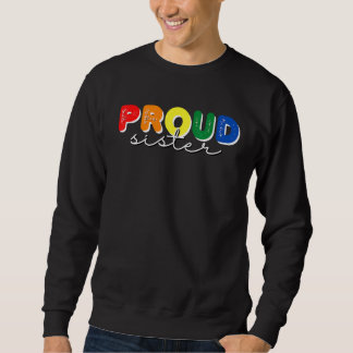 Moletom Irmã Orgânica Rainbow Pride Month Love Support Lgb