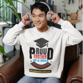 Moletom Irmão Orgulhoso do formando da família