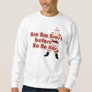 Moletom Irmãos antes de Ho Ho Hoes para a Cláusula Santa