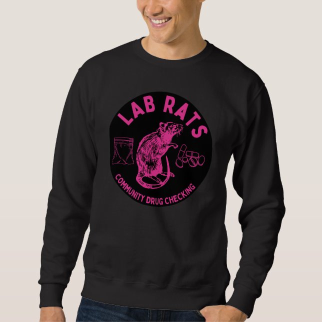 Moletom Irmãs da Redução de Danos Logo Lab Rats (Frente)