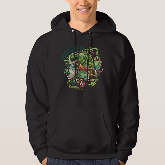 Moletom IRobot ficar verde (Frente)