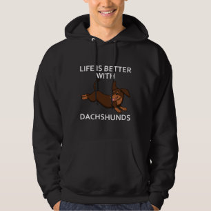 Moletom Ironic Dachshund Dizendo Dono De Cachorro Engraçad