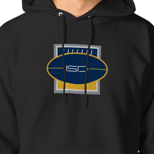 Moletom ISD End Zone Azul Dourado Cinza Futebol Retrô (Criador carregado)