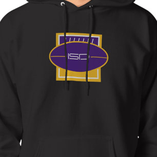 Moletom ISD End Zone Purple Gold Futebol Retrô
