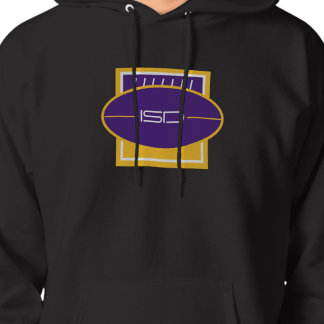 Moletom ISD End Zone Purple Gold Futebol Retrô