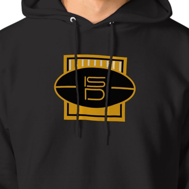Moletom ISD Futebol Masculino Preto e Dourado (Criador carregado)