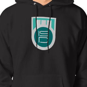 Moletom ISD Masculino Logotipo Turquesa Azul Streetwear Re
