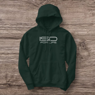 Moletom ISD para a Vida de Hoodie Básico de Sweatshirt