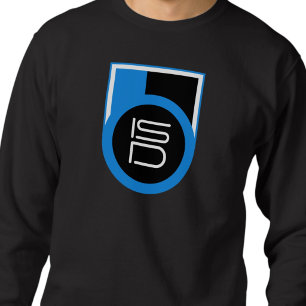Moletom ISD Preto Azul Branco Streetwear Urbano