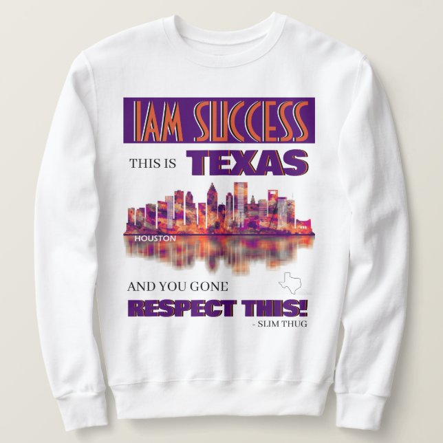 MOLETOM ISTO É TEXAS (Frente do Design)