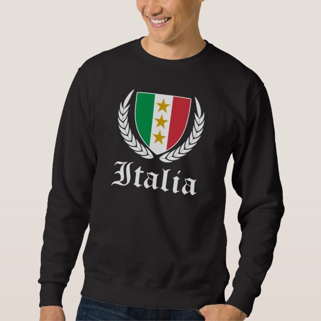 Moletom Italia Crest (Frente)