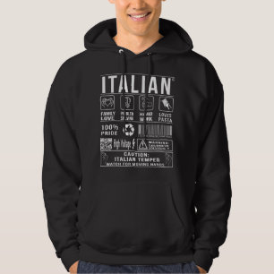 Moletom Italian Pride Funny Italy Italia Joke