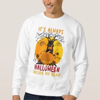 Moletom It's Always Halloween Inside My Head