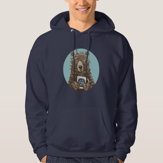 Moletom Já é sexta-feira? Mens Sweatshirt. (Frente)