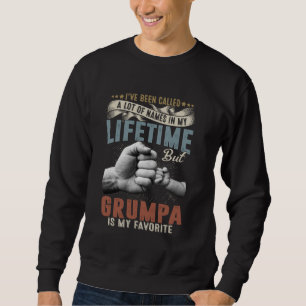 Moletom Já Me Chamaram De Muitos Nomes Mas Grumpa é Meu Pa