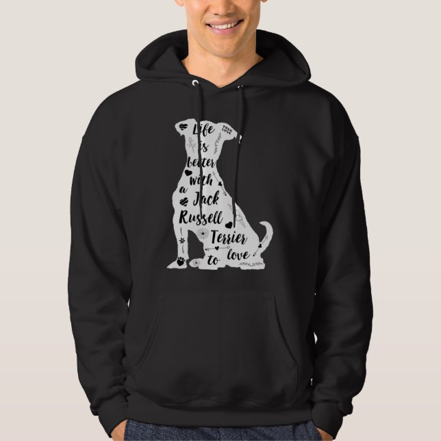 Moletom Jack Russell Terrier Design for Terrier Dog Lovers (Frente)