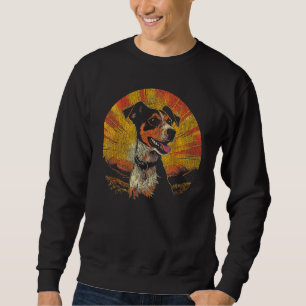 Moletom Jack Russell Terrier Sunset Vintage Style