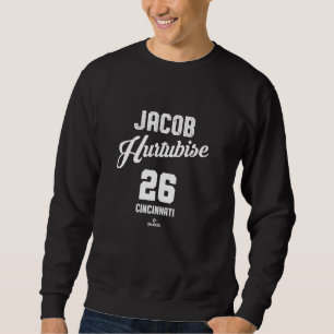 Moletom Jacob Hurtubise 26 Cincinnati Beisebol Antigo MLB
