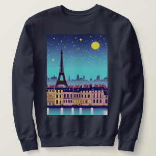 Moletom J'adore Paris - Fantasia Paris sob lua cheia