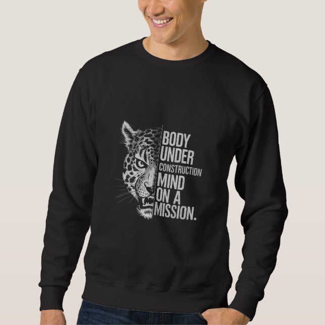 Moletom Jaguar Sweatshirt Corpo e Mente (Frente)