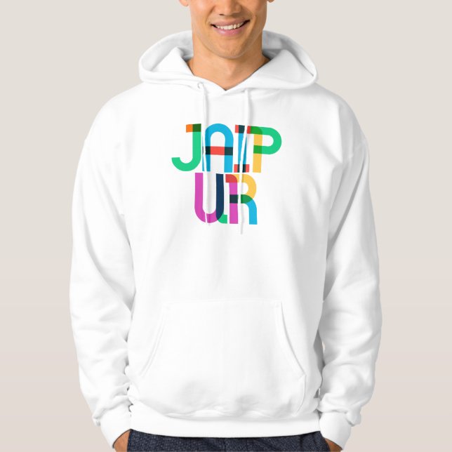 Moletom Jaipur India Pop Art Letters (Frente)