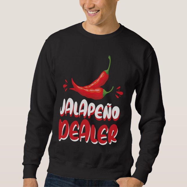Moletom Jalapeño Dealer Jalapeno Lover Pepper (Frente)
