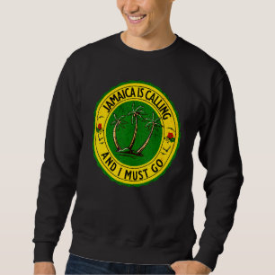 Moletom Jamaica Está Chamando Eu Devo Ir Jamaicano Jamaica