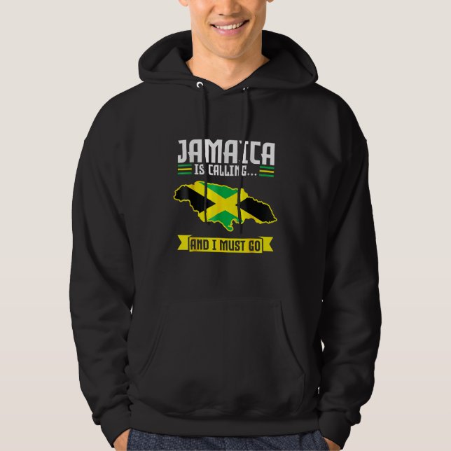 Moletom Jamaica Está Chamando Eu Devo Ir  Patrimônio Jamai (Frente)