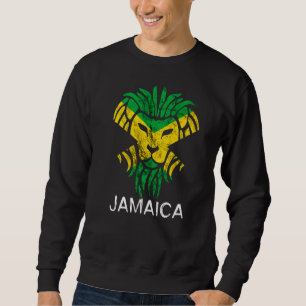 Moletom Jamaica Tropical Lion Head Orud Jamaican Roots Fl