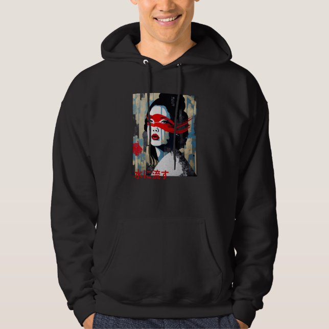 Moletom Japanese Modern with Proverb Writing Streetwear Fa (Frente)