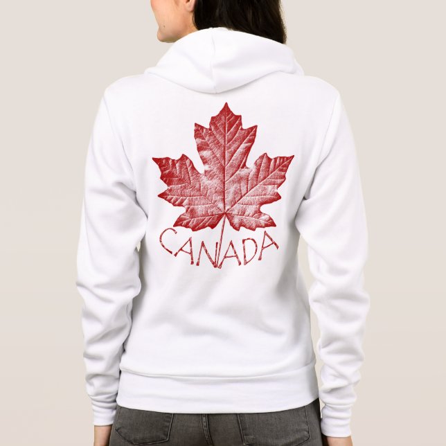 Moletom Jaqueta de esporte da lembrança de Canadá da (Verso)