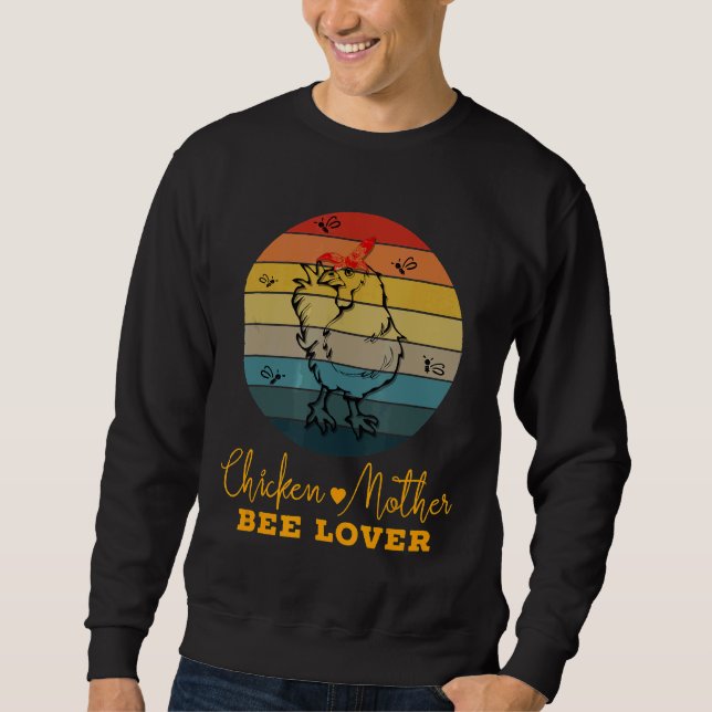Moletom Jardim De Frango Hen Beekeeper Honey Addict Te (Frente)