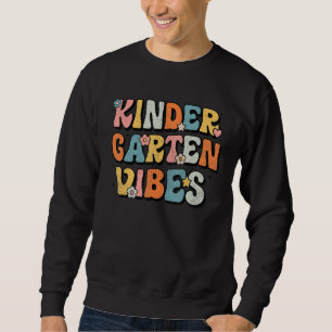 Moletom Jardim de Infância Vibes Kinder Tripulação Retrô P