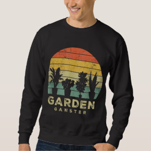 Moletom Jardim Engraçado Gangster do Jardim Retroativo Gar