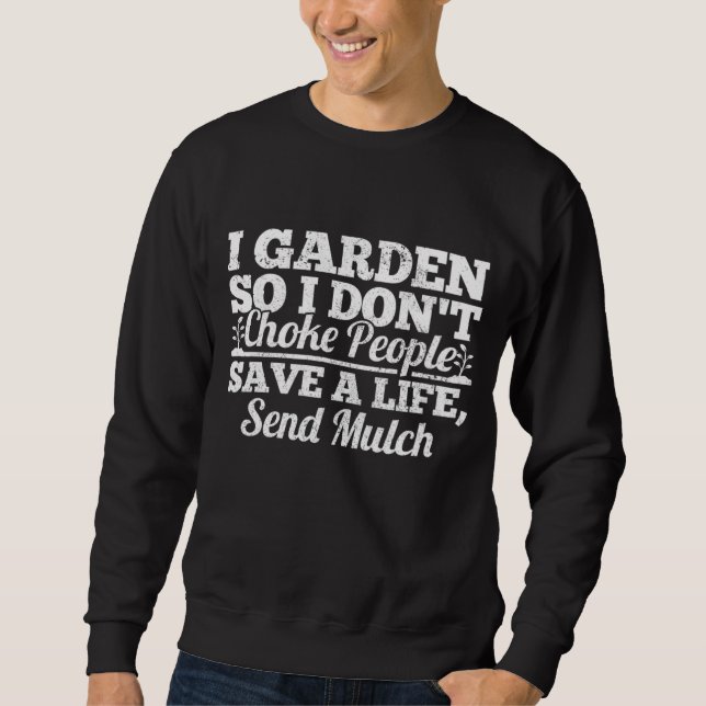 Moletom Jardineira Engraçada Vaga Vegetal (Frente)