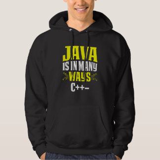 Moletom Java Is In Many Ways C++