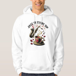 Moletom Jazz in Every Sip Coffee Lover Graphic Tee