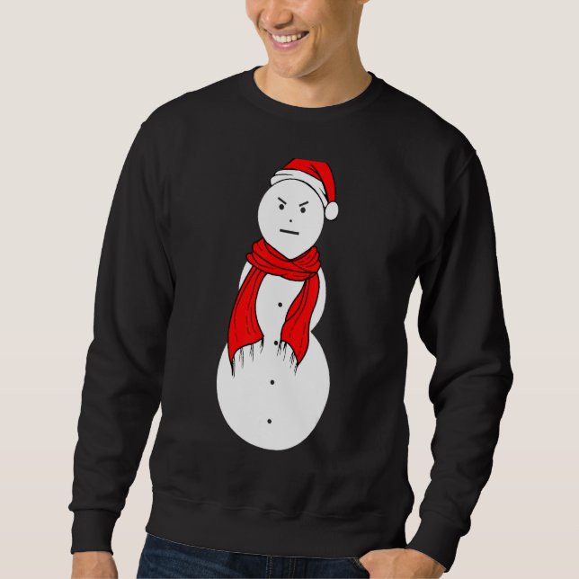 Moletom Jeezy Snowman Mad Snowman Natal (Frente)
