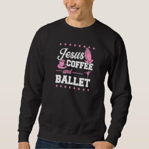 Moletom Jesus Café E Balé Christian Ballerina Dance