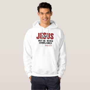 Moletom Jesus Chorou Nunca se queixou Fé