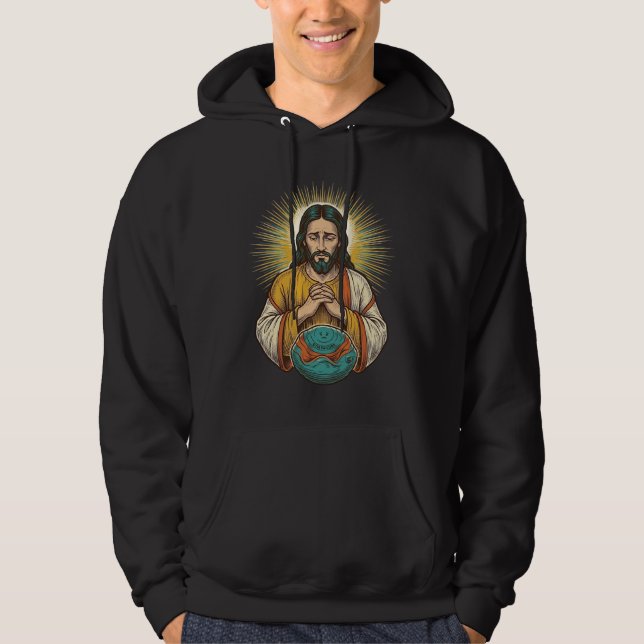 Moletom Jesus desapontado Bola de Exercício Murcha Falha n (Frente)