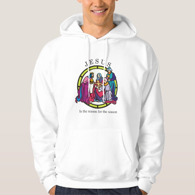 Moletom Jesus é a razão para o Hoodie da estação (Frente)