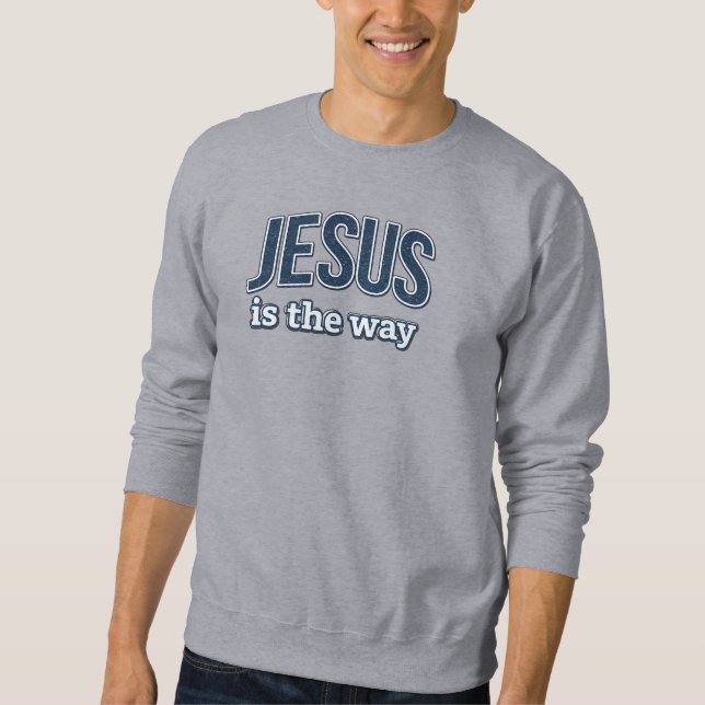 Moletom JESUS é o caminho - Cristão (Frente)