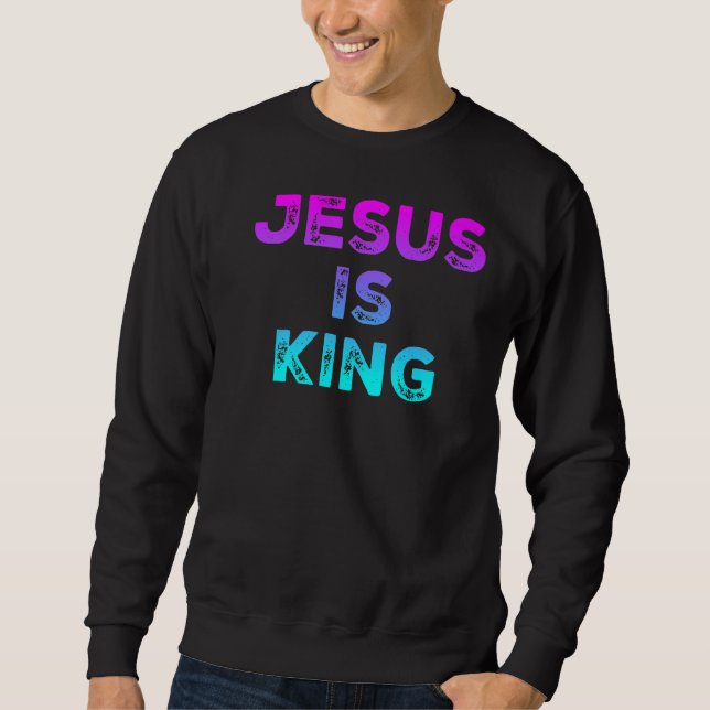 Moletom Jesus é rei 2 (Frente)