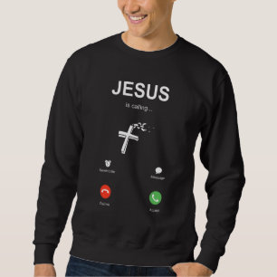 Moletom Jesus Está Chamando Christian must Answer Church