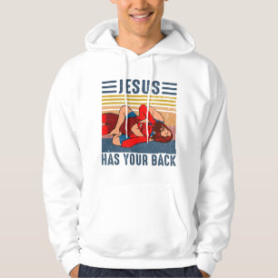 Moletom Jesus Está Por trás da Luta Livre Vintage