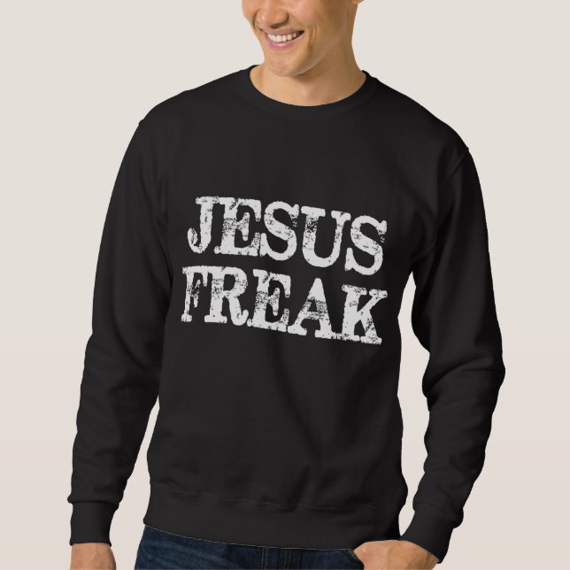 Moletom Jesus Freak aflora a religião cristã (Frente)