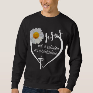 Moletom Jesus não é uma religião é um relacionamento Faith